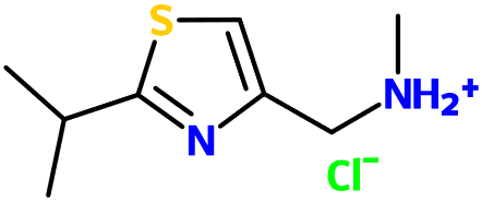 (image for) MC095379 2-Isopropyl-4-(N-methylaminomethyl)thiazole HCl